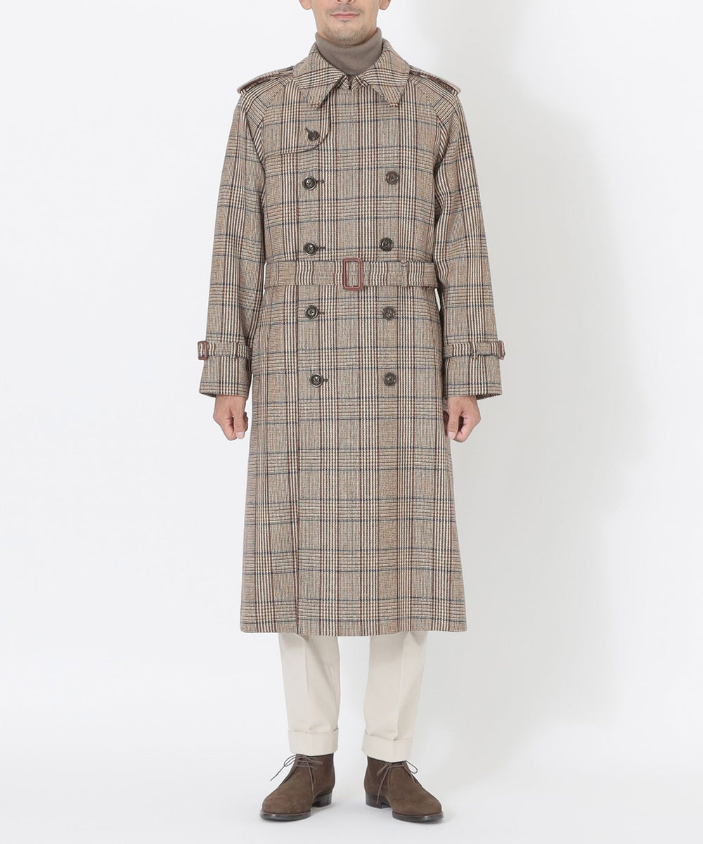 SANYOCOAT×Paul Stuart】 ブリティッシュツイード ダブルトレンチ