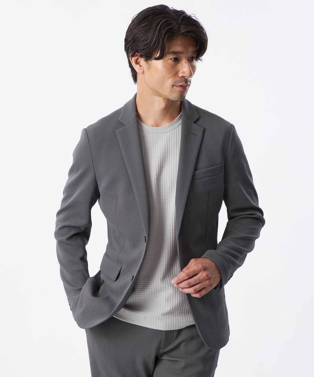 セットアップ対応】ウェーブ千鳥ジャケット(ジャケット)｜EPOCA UOMO