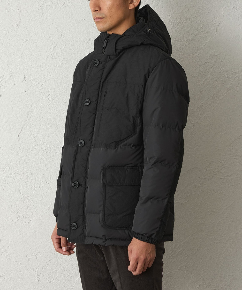 ポリエステルタフタコンビショートダウン(ブルゾン)｜BAKER STREET