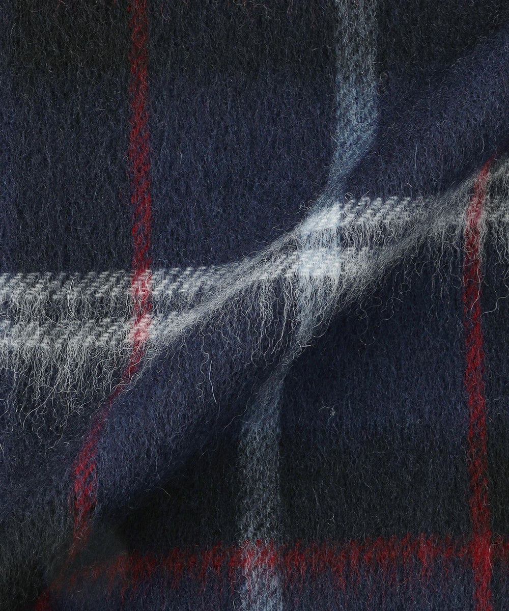 カシミヤブレンドウールタータンマフラー(マフラー・ストール