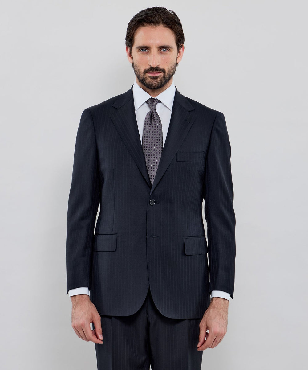 OX BRIDGE】【DORMEUIL/ドーメル】シャドーストライプスーツ(スーツ