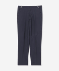 New Adjustable Fit】強撚グレンチェックスラックス(パンツ