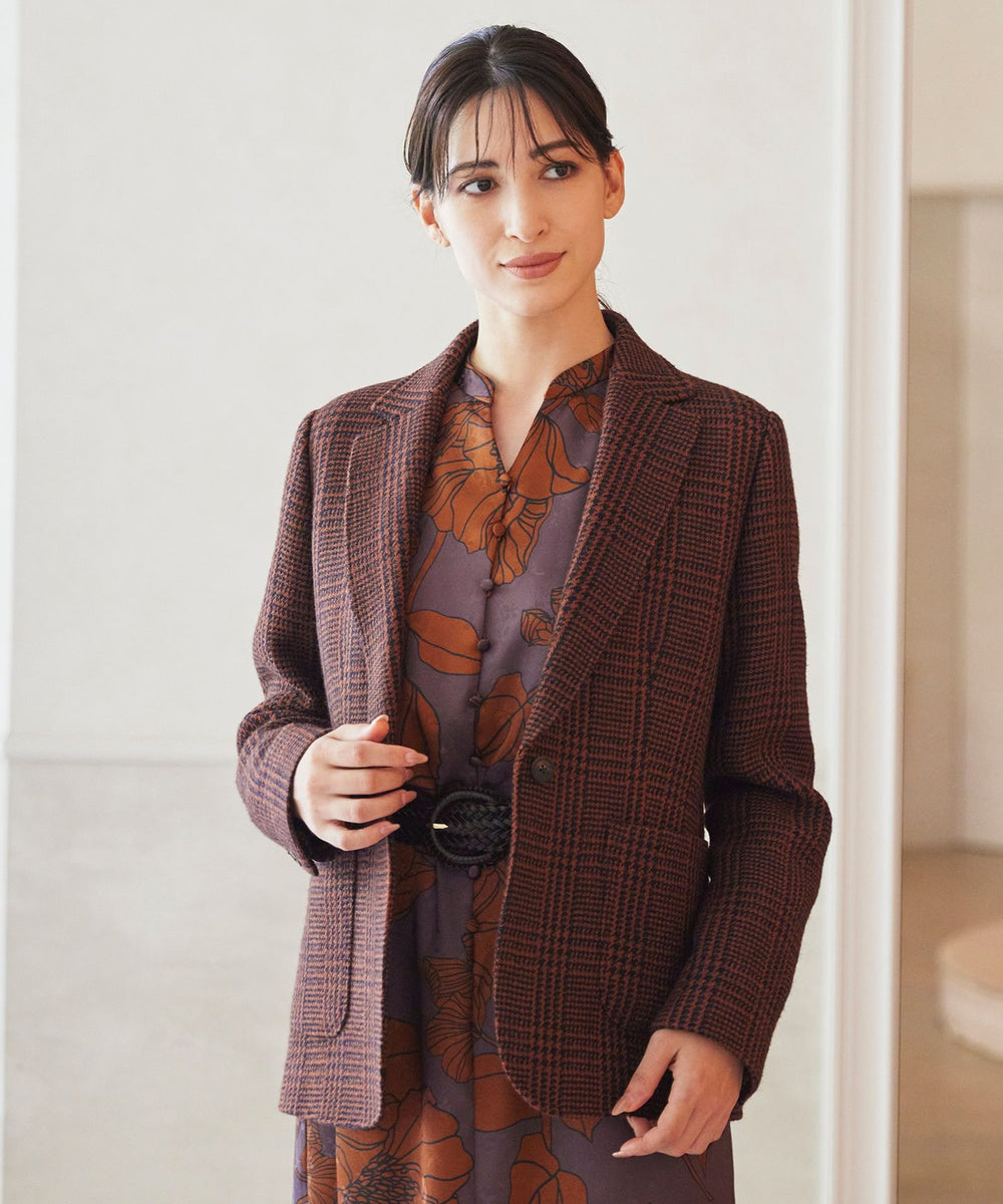 グレンチェックウール ジャケット(ジャケット)｜Paul Stuart(ポール