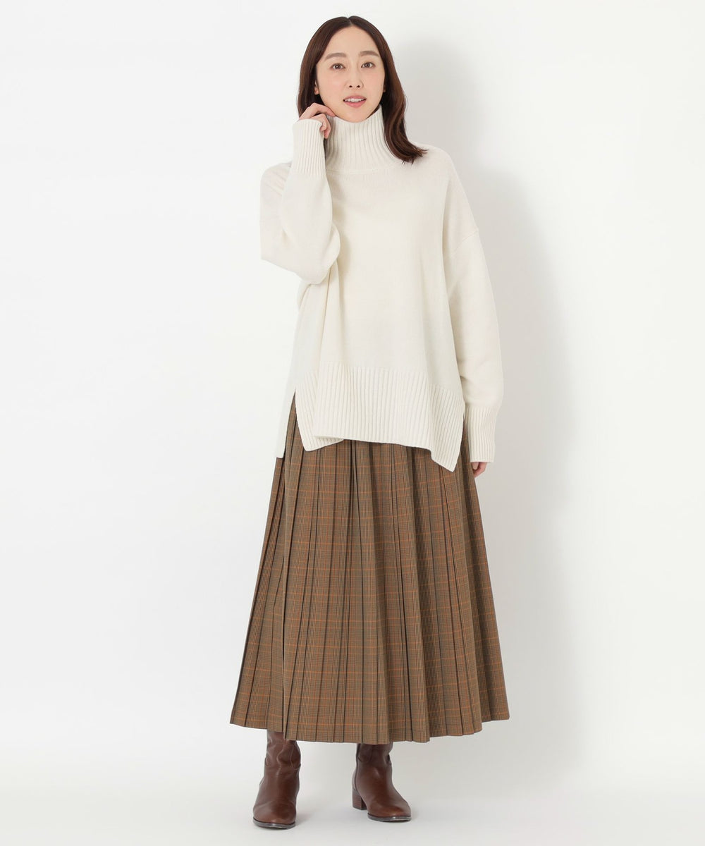 エコウールチェックプリーツスカート(スカート)｜S.ESSENTIALS(エス