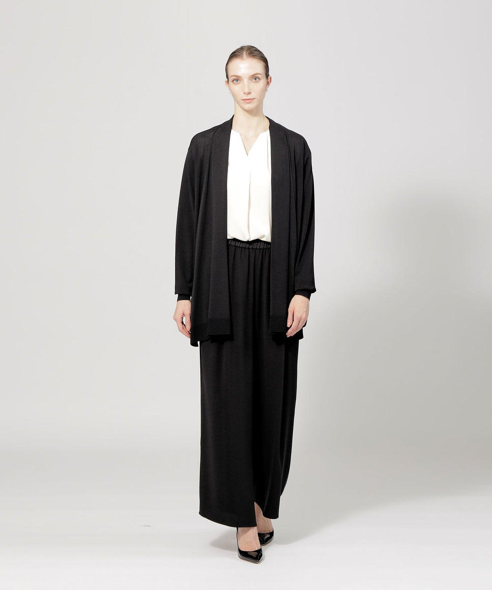 バックサテンジョーゼット イージーワイドパンツ(パンツ)｜EPOCA