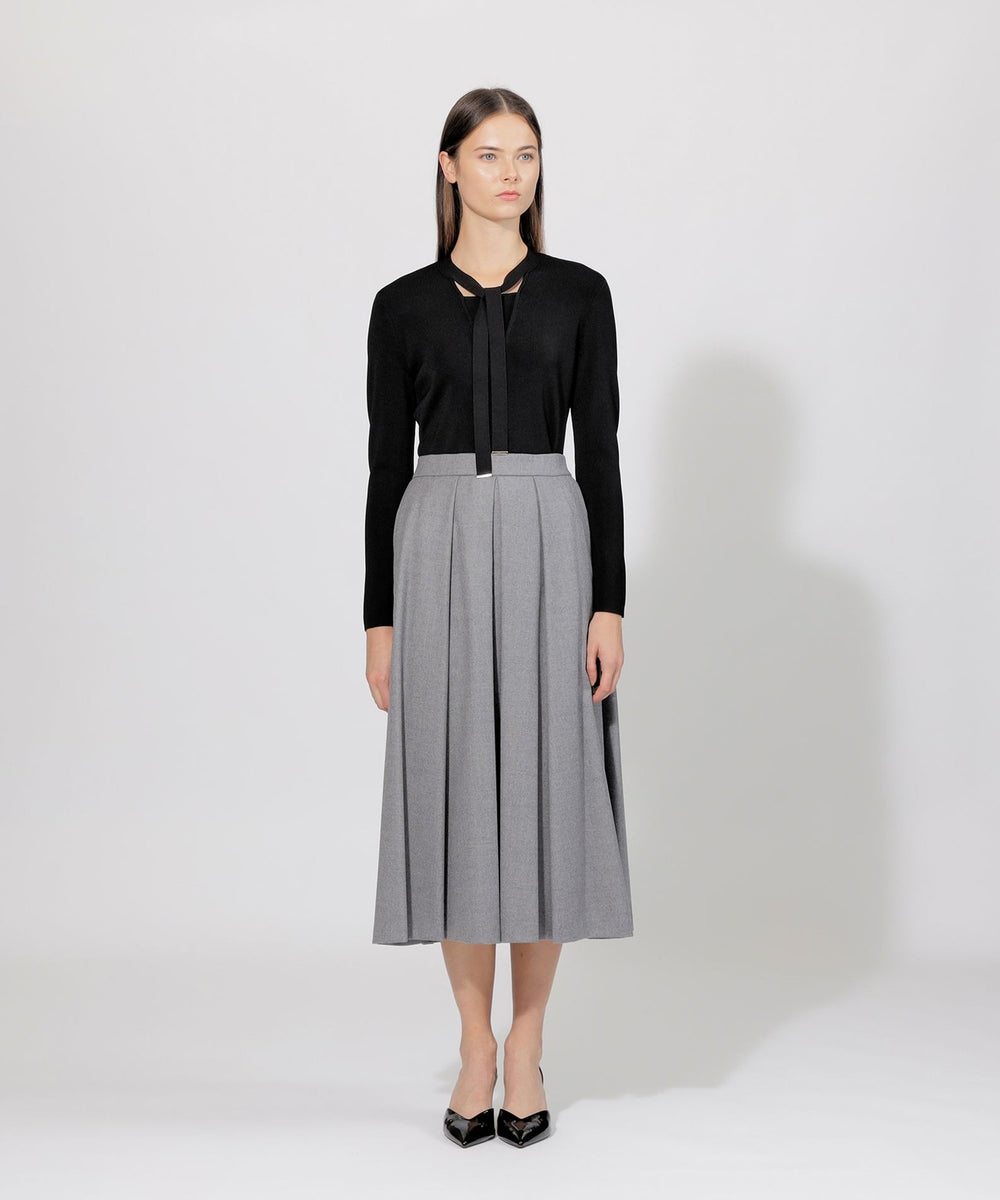 ウールフラノ フレアスカート(スカート)｜EPOCA(エポカ)のファッション