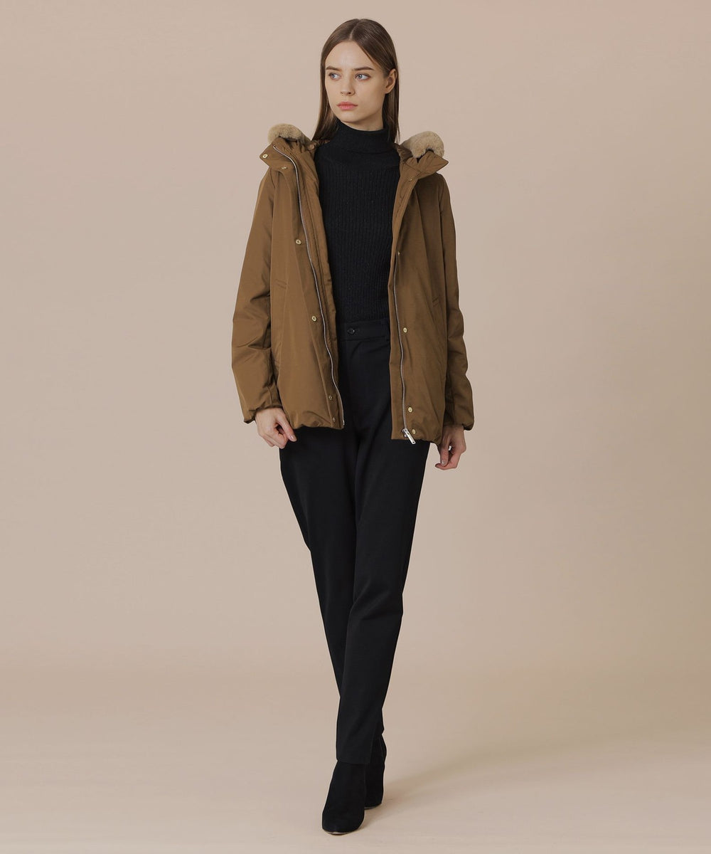 L】【PONTELAND/ポントランド】セミブライトタフタダウンコート(コート