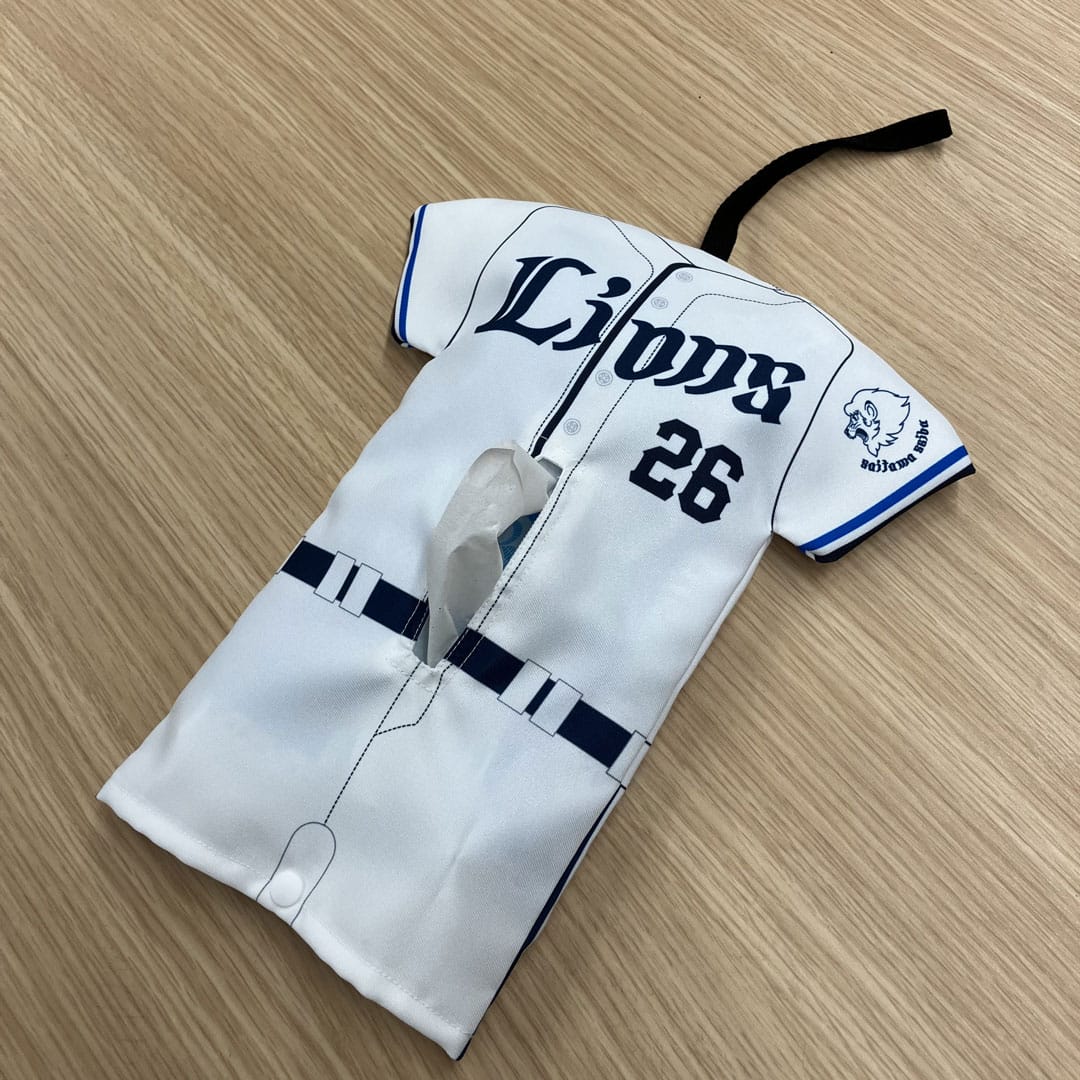 受注生産】球春到来プレイヤーズグッズ ユニフォーム柄ティッシュ