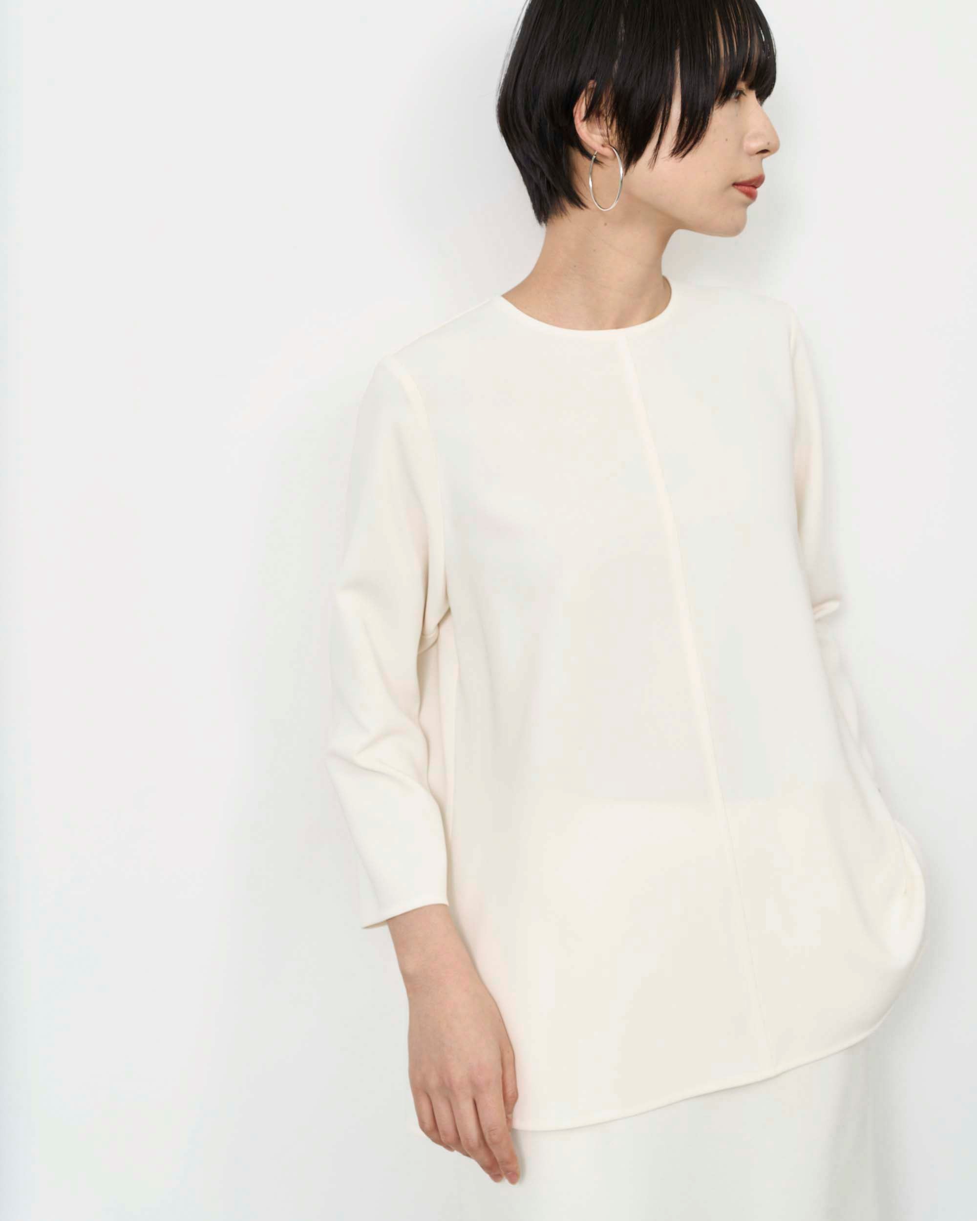 Aラインチュニックブラウス - SOÉJU online store｜上質な大人の女性の