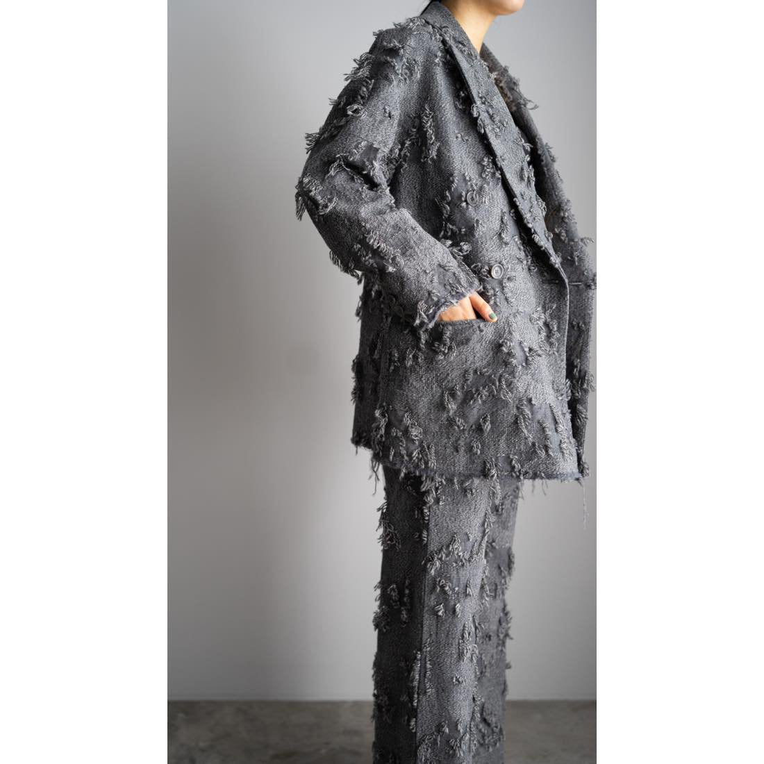 極美品】エリコカトリERIKOKATORI グレー ロングコート 【公式通販】