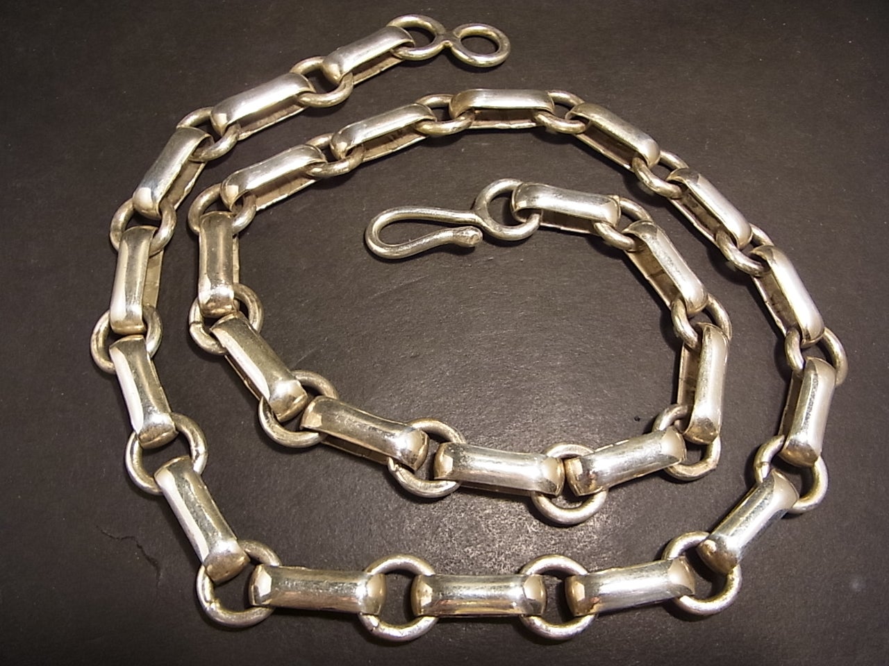 ウォレットチェーンにも使えるよ～☆ナバホ族ハンドメイドの極太ループ