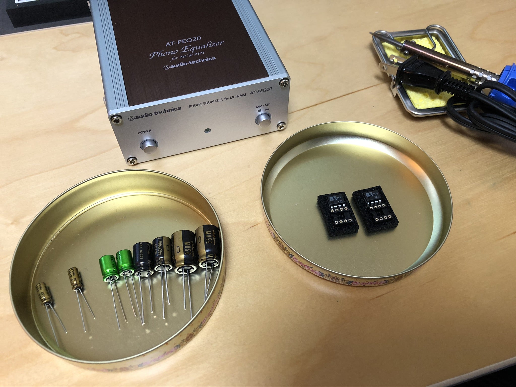 コピー]大人のお遊び フォノイコライザー”AT-PEQ20”高音質化改造大作戦