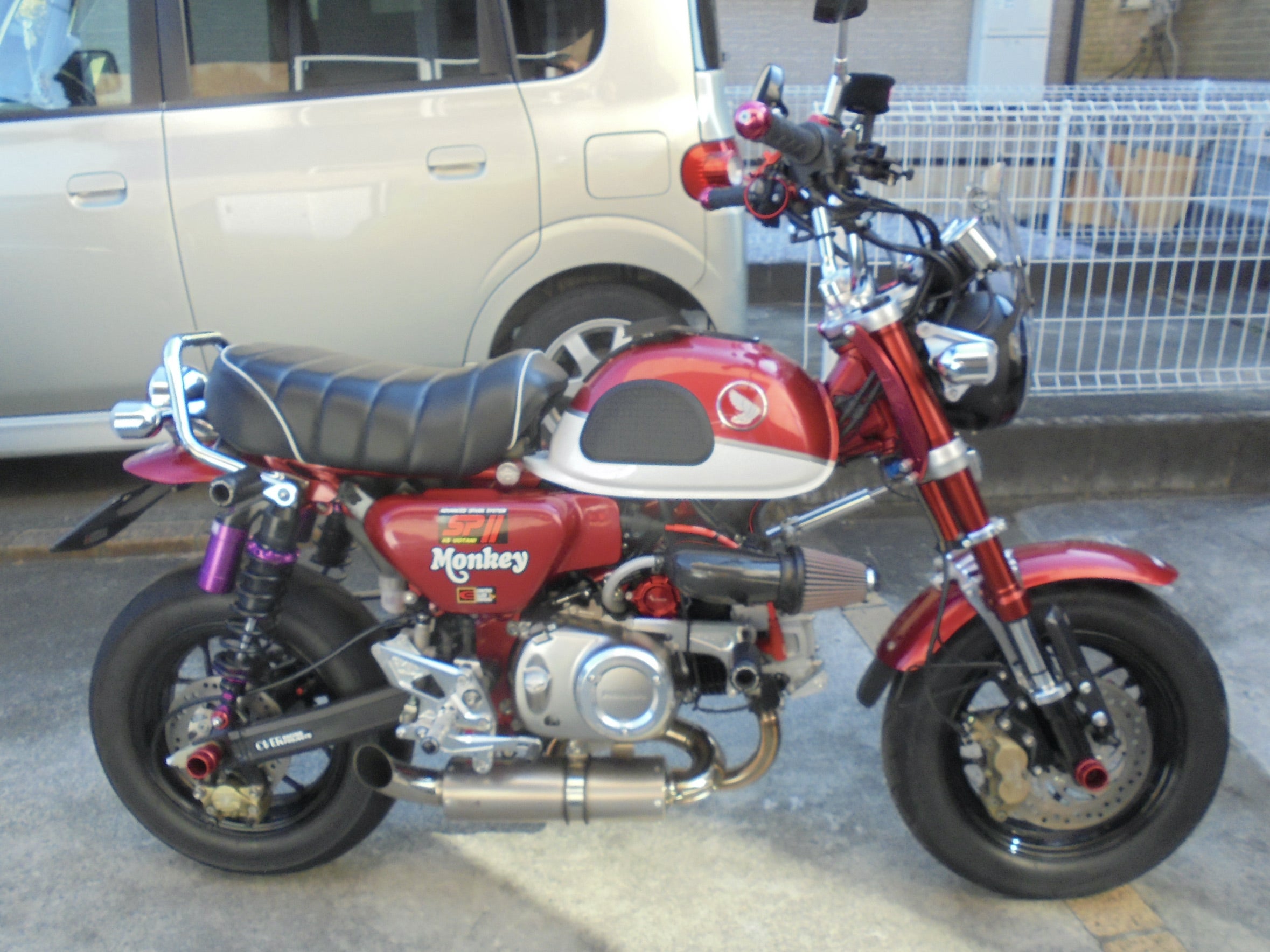 モンキー125 キタコ タックロールシート。w | SR400 peroのブログ