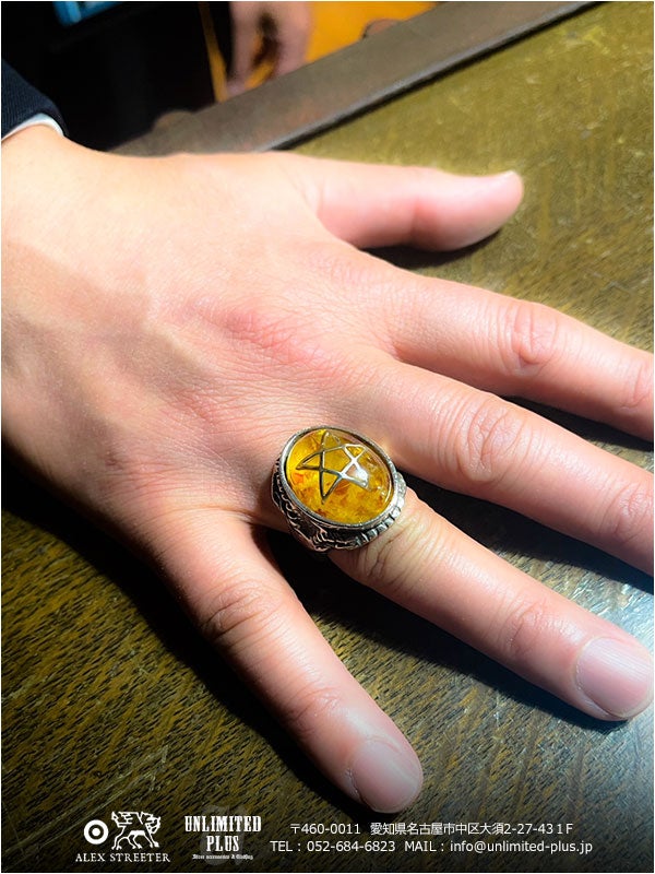 SOLD OUT！アレックスストリーター エンジェル ハート リング イエロー