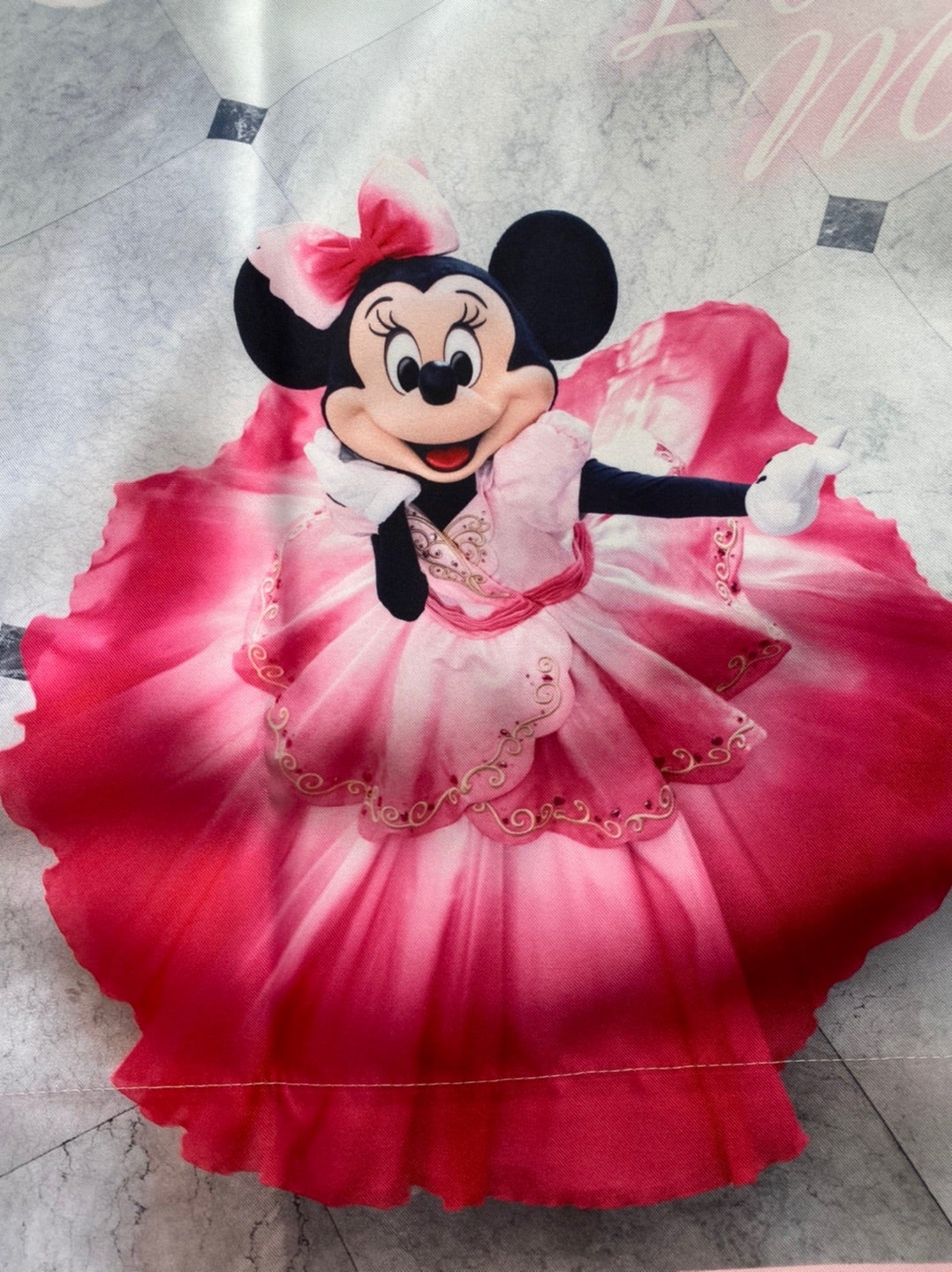 トータリーミニーマウス実写カーテン | ☆やまあこ☆さんのディズニー日記