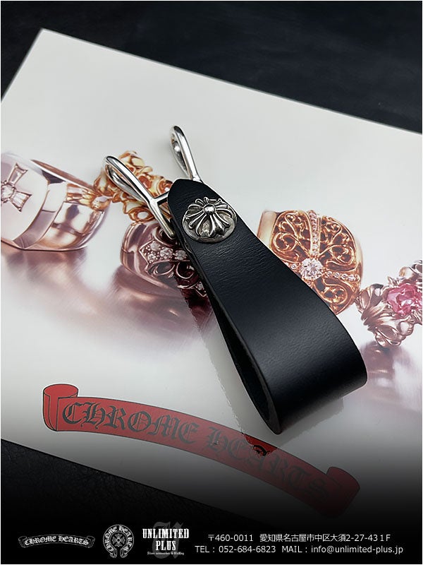 クロムハーツ 入荷アイテム！ベルトループ クロスボタン ブラック