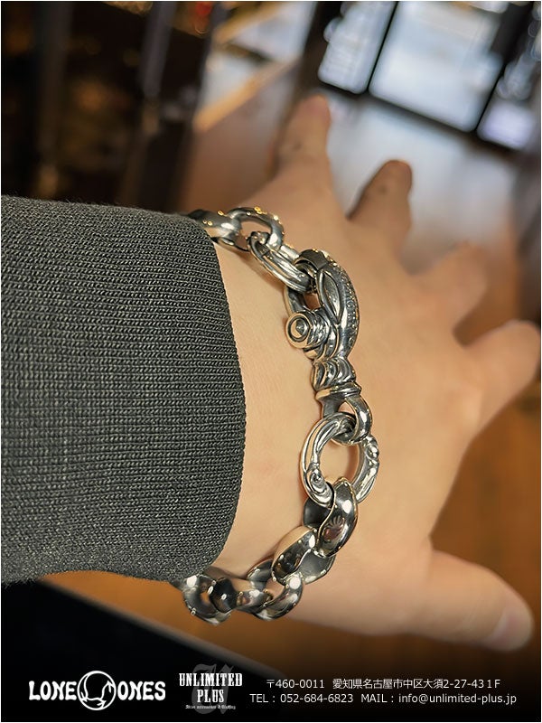 ロンワンズ ブレスレット シルクリンク ミディアム クレーンサークル