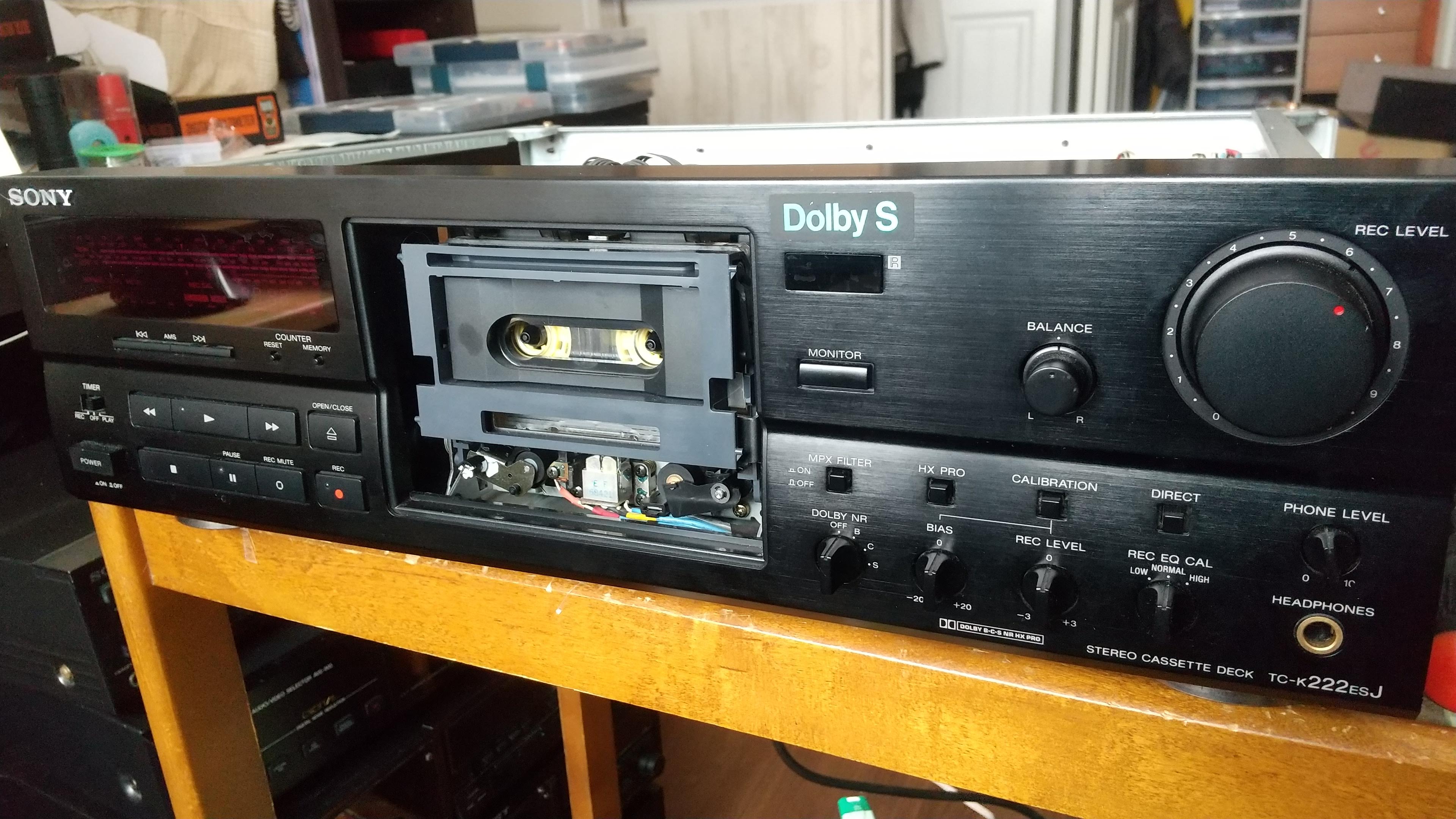 SONY TC-K222ESA カセットデッキ修理記録→不動になった！ その2 | う