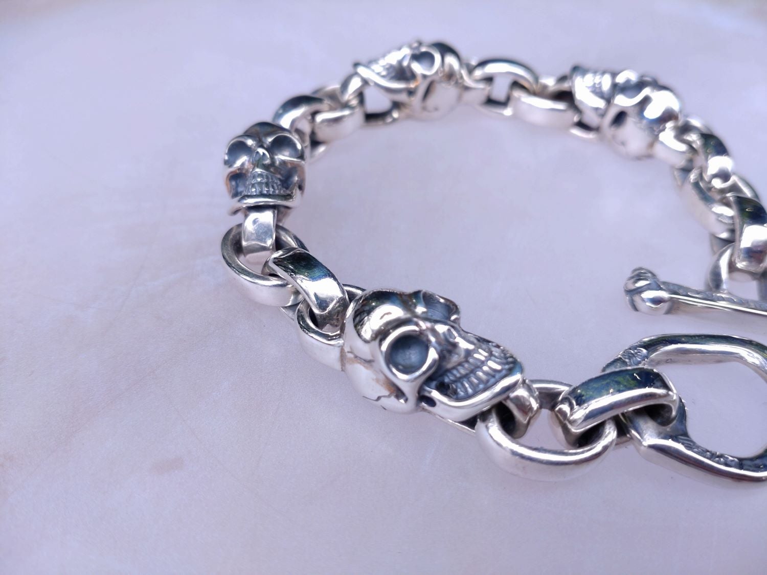 BWL / BWL Vintage Skull w/Chain Bracelet | BILL WALL LEATHER UENO