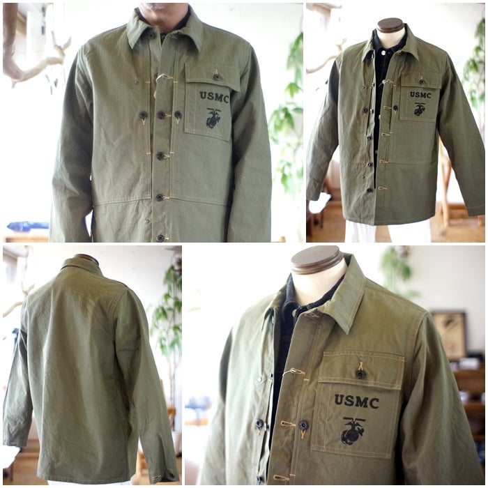 バズリクソンズ BUZZRICKSONS ヘリンボーン ジャケット ミリタリー