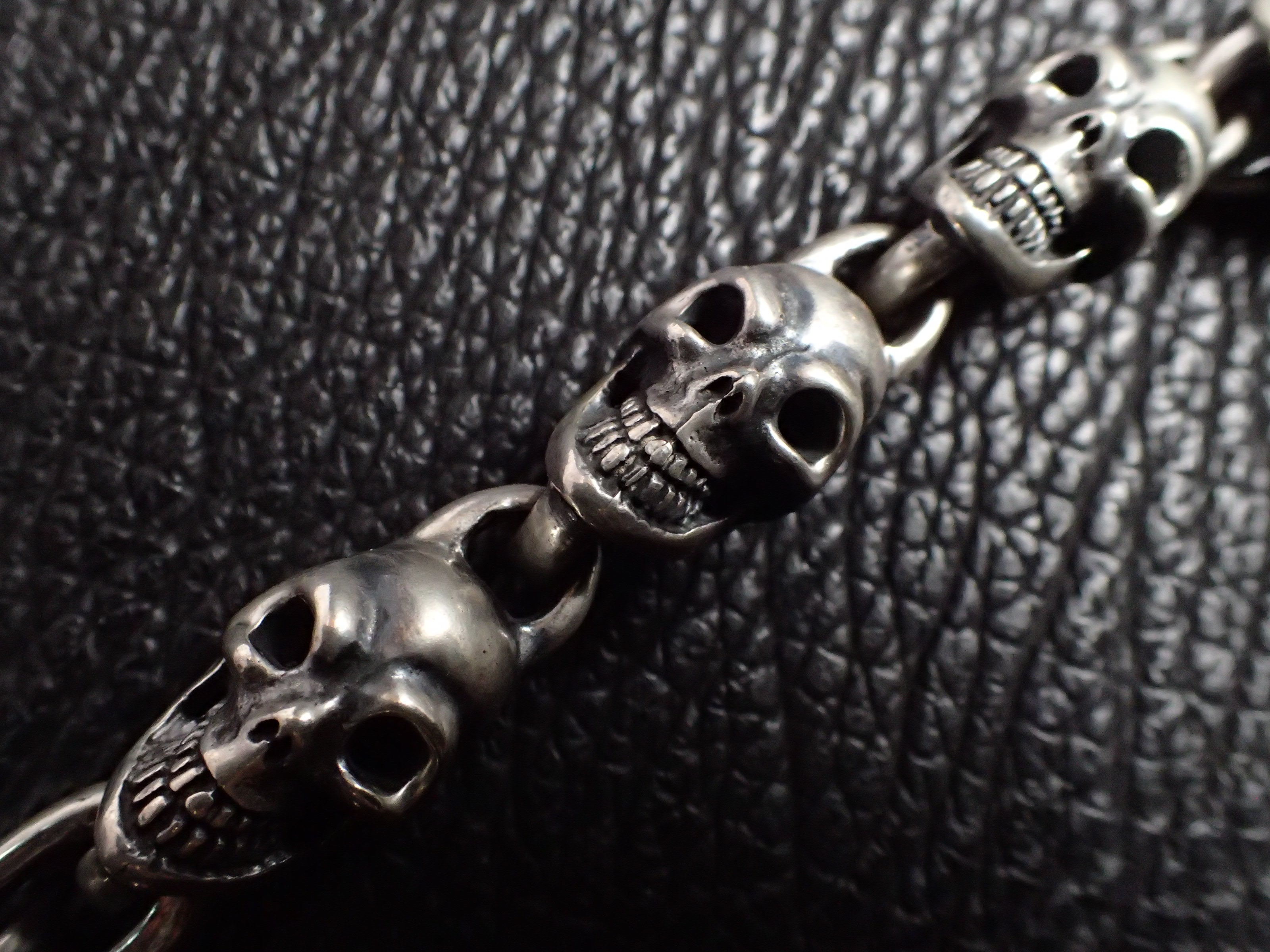 GABORATORY(ガボラトリー)7スカルリンクスブレスレット/ヒビ有り