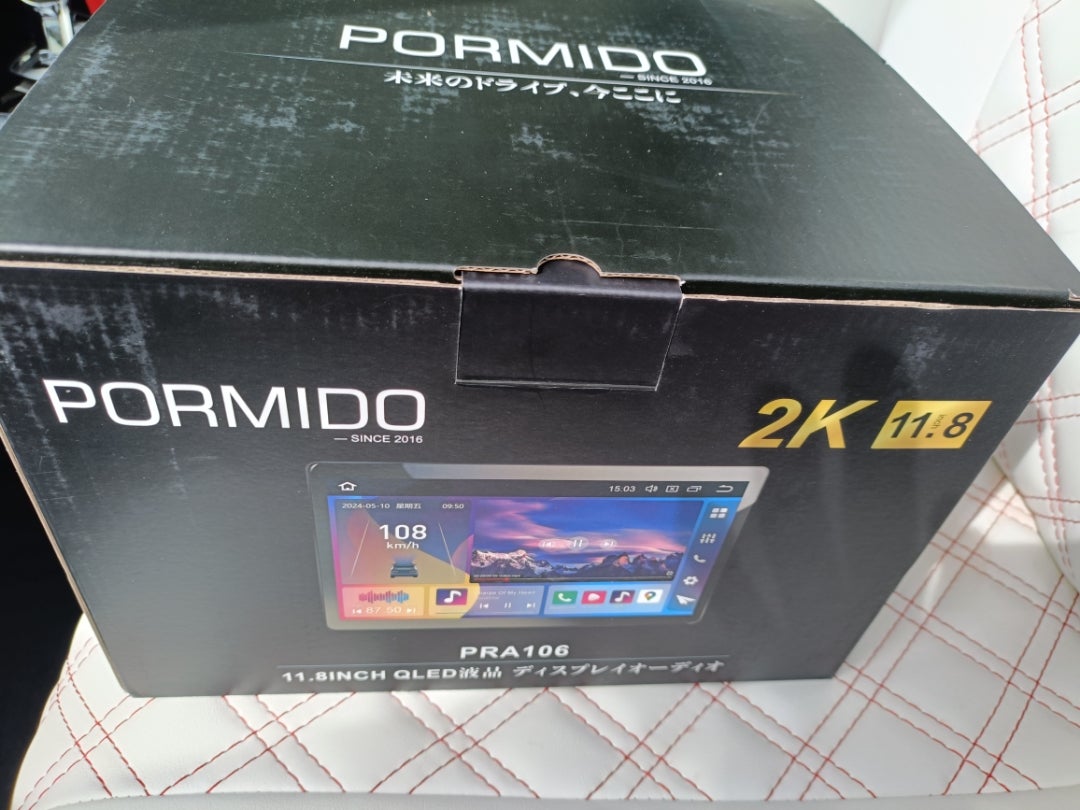 PORMIDO 2K 11.8インチAndroid搭載ディスプレイオーディオ！最先端