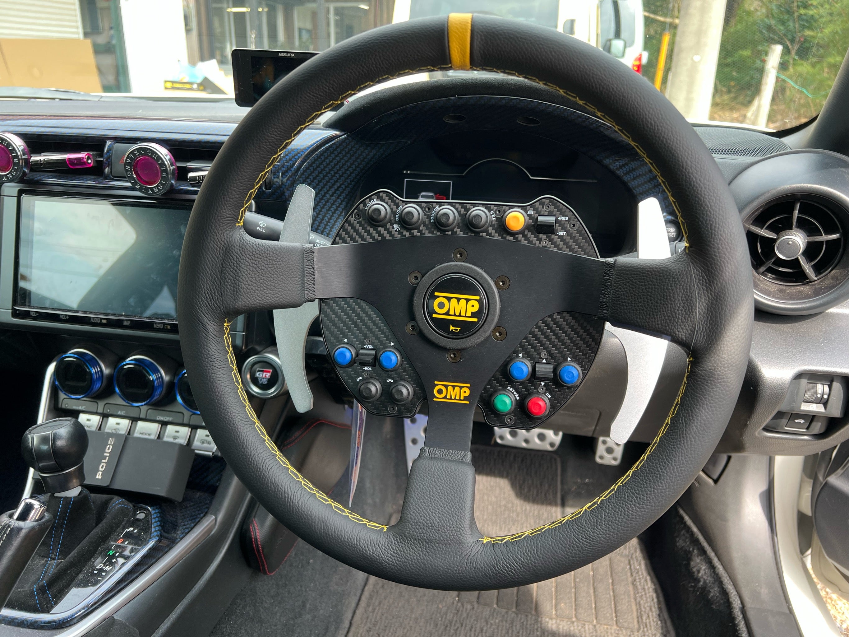 GR86へステアリングスイッチケース-AT取付 | frogdriveのブログ