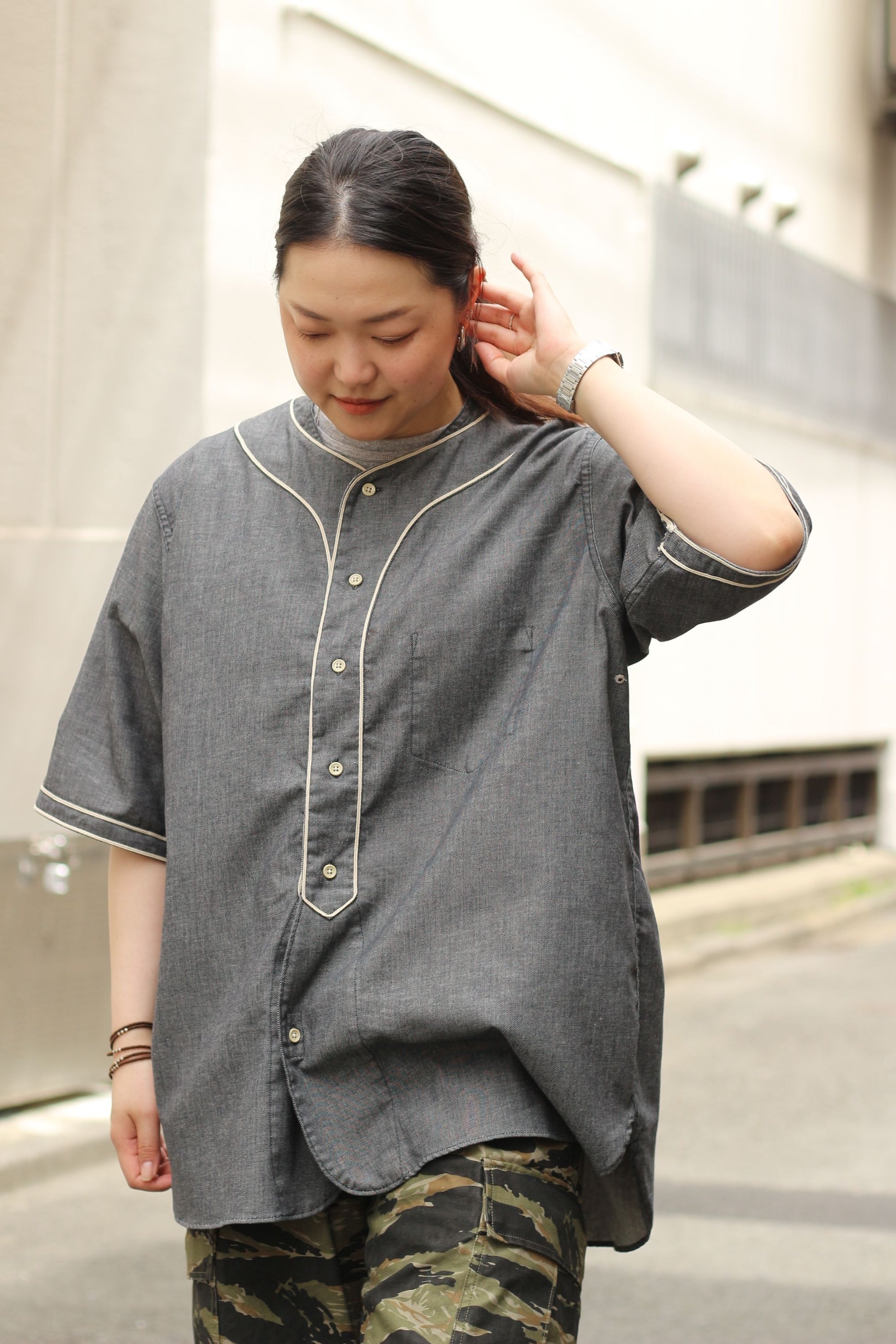 Nigel Cabourn】ゆったりシルエットが魅力の拘りベースボールシャツ