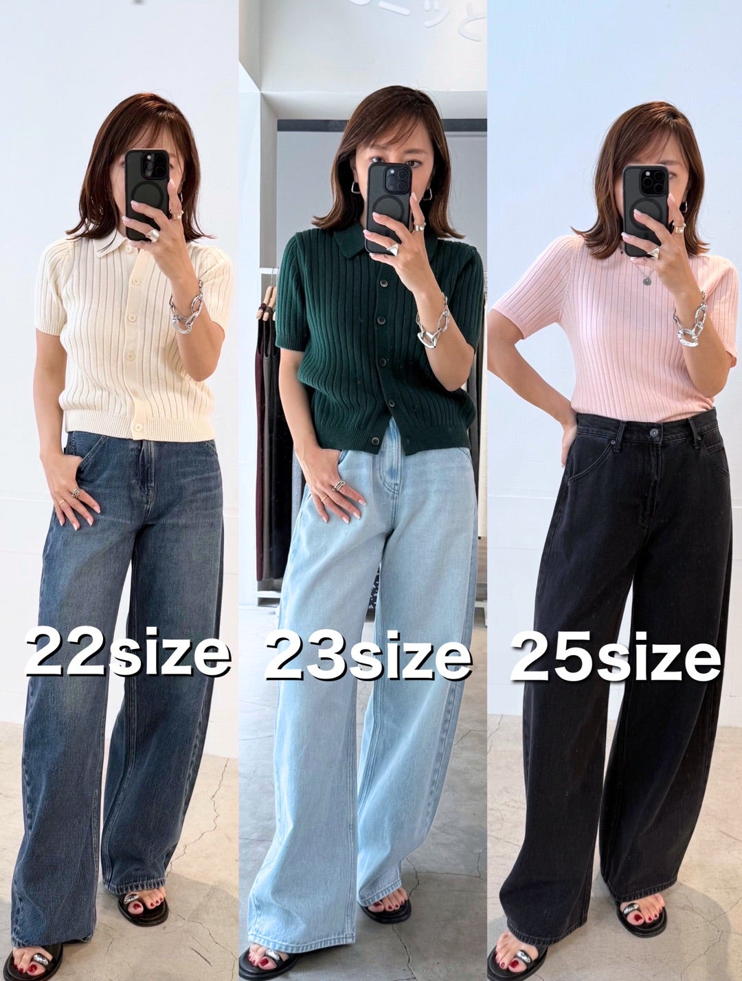 ユニクロバギーカーブジーンズのサイズ感比較と選び方 | marico 〜 40