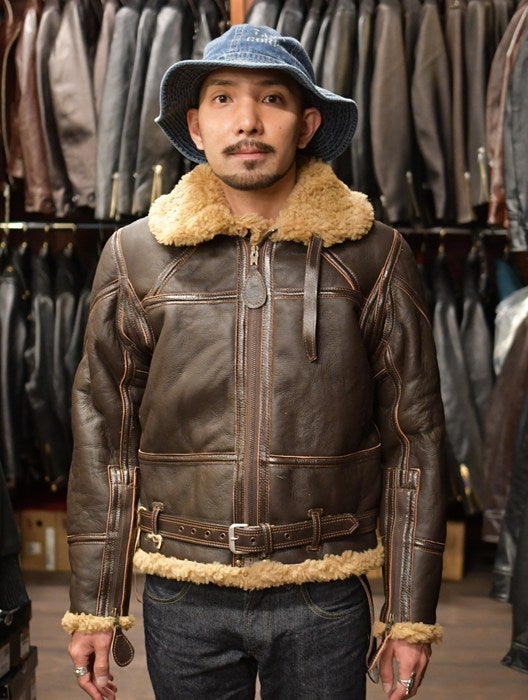 エアローレザーのムートンジャケット | barnstormer