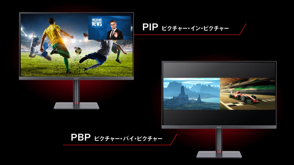 Acer Nitro ゲーミングモニター 27インチ フルHD IPS 非光沢 360Hz 0.5