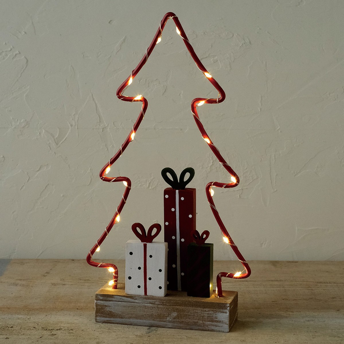 GREENHOUSE/ウッド電飾ツリーライト/CM1560 - 花材通販はなどんやアソシエ