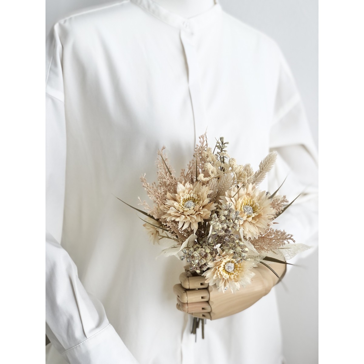 即日☆【造花】MAGIQ東京堂/マルグリーミックスブーケ #13 BE/YL