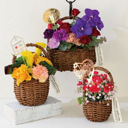 アウトレット◎即日☆HEADS/ハンドルカゴバッグナチュラル-オーバル(4