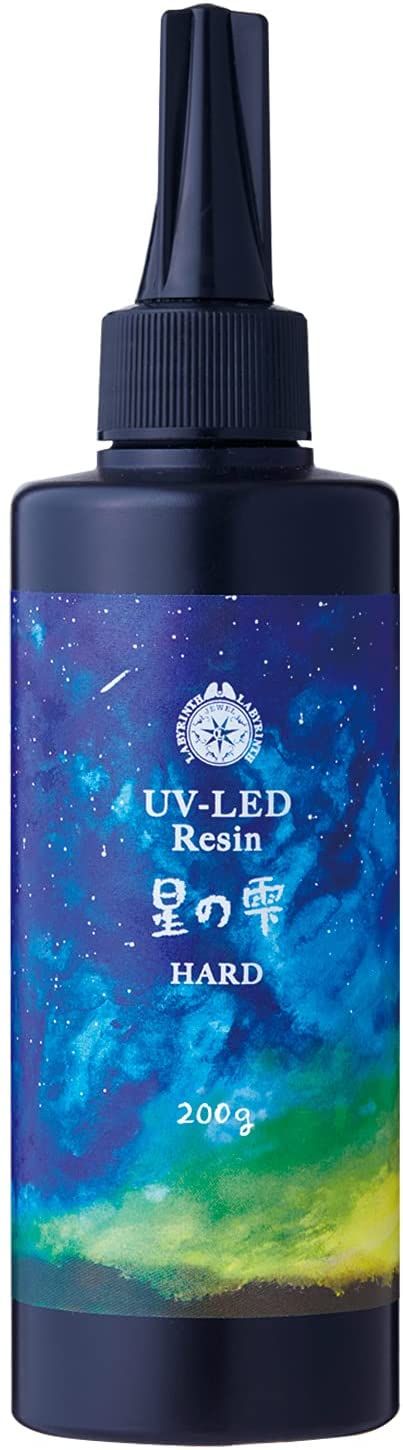 レジン液 UV LEDレジン 星の雫 ハード 大容量 200g | クロッチャショップ