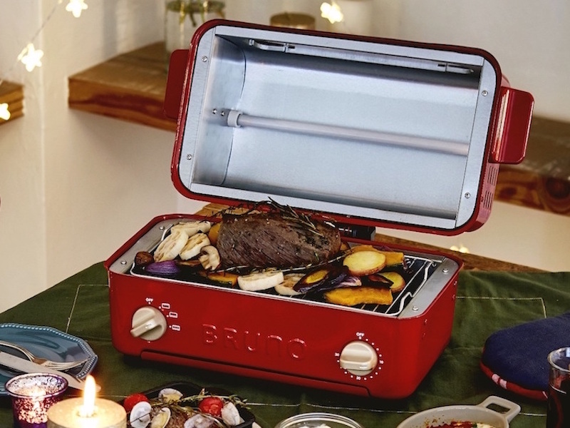 あ、そっちが開くの？でもこのトースターグリル便利かも