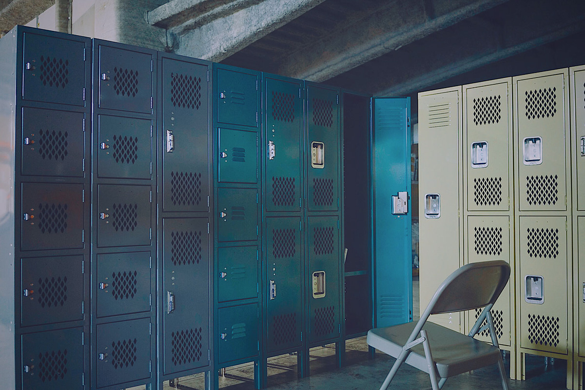 マメタロウさま限定 LYON ロッカー スチールロッカーを自宅に置けば