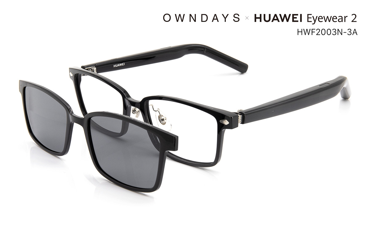 スピーカー付きメガネ「HUAWEI Eyewear 2」のOWNDAYSモデルは度付き