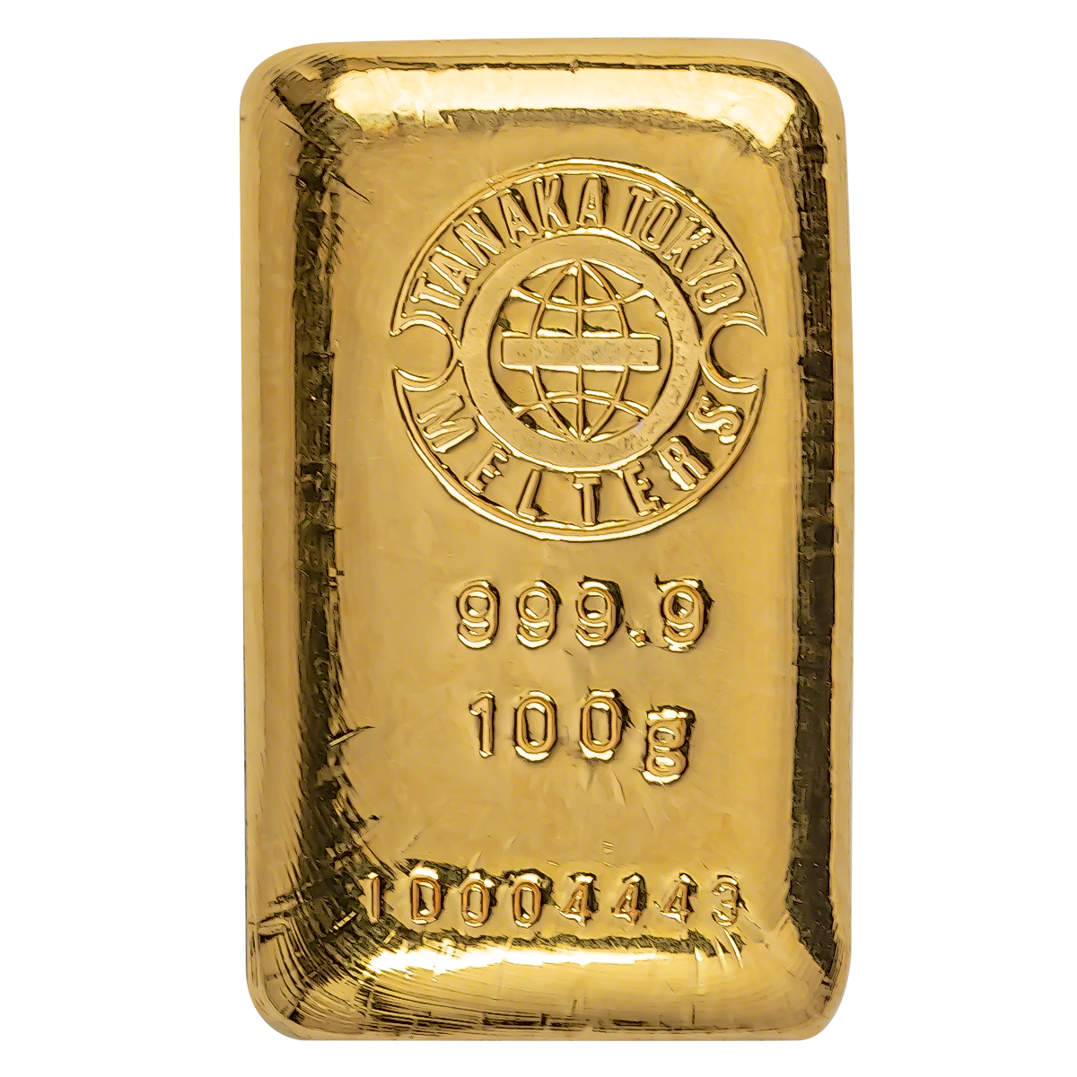 Buy 100 Gram Tanaka Tokyo Gold Cast Bullion Bar