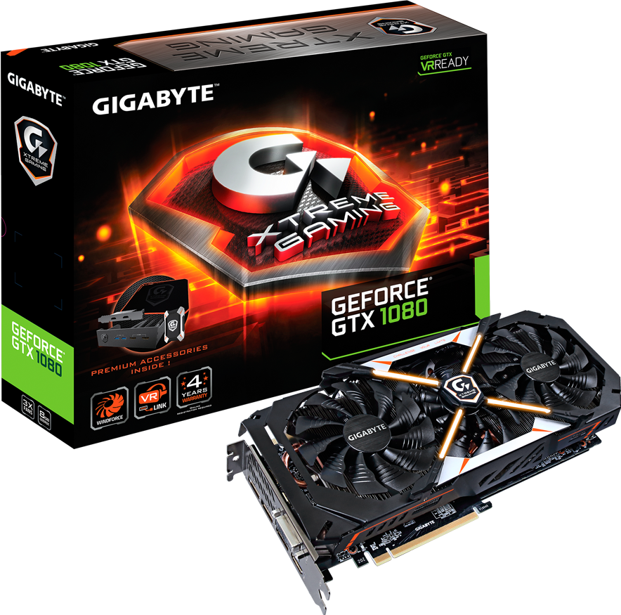 GeForce® GTX 1080 Xtreme Gaming Premium Pack 8G (Rev. 1.0
