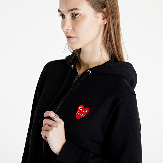 Hoodies and sweatshirts Comme des Garçons PLAY Double Heart Zip