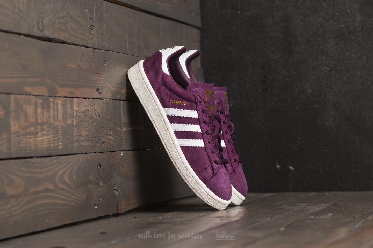 Women's shoes adidas Campus W Rednit/ Ftw White/ Core White