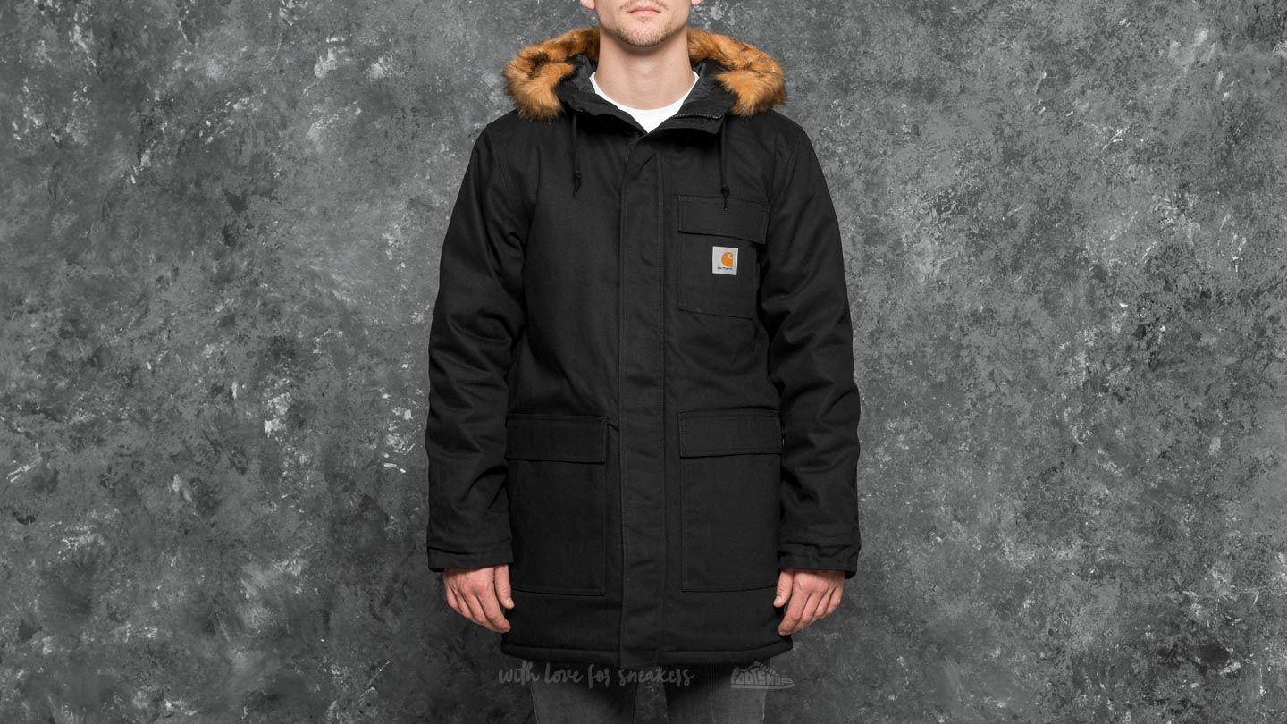 Jackets Carhartt WIP Siberian Parka Black (I023086 black) | Footshop