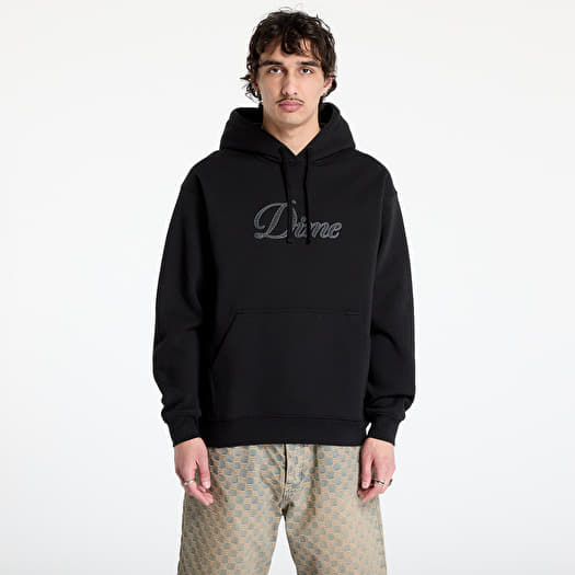 Hoodies and sweatshirts DIME Cursive Logo Hoodie UNISEX Black