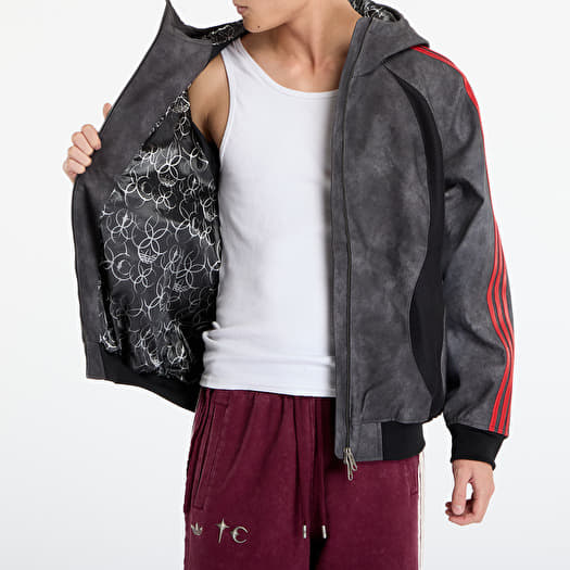 Jackets adidas x Thug Club Teamgeist Faux Leather Jacket Black