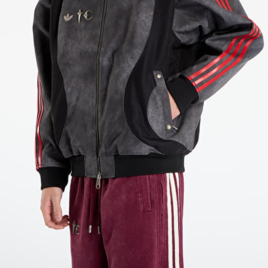 Jackets adidas x Thug Club Teamgeist Faux Leather Jacket Black