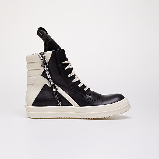Men's shoes Rick Owens Geobasket Black/ Milk (RU19F4894 LPO