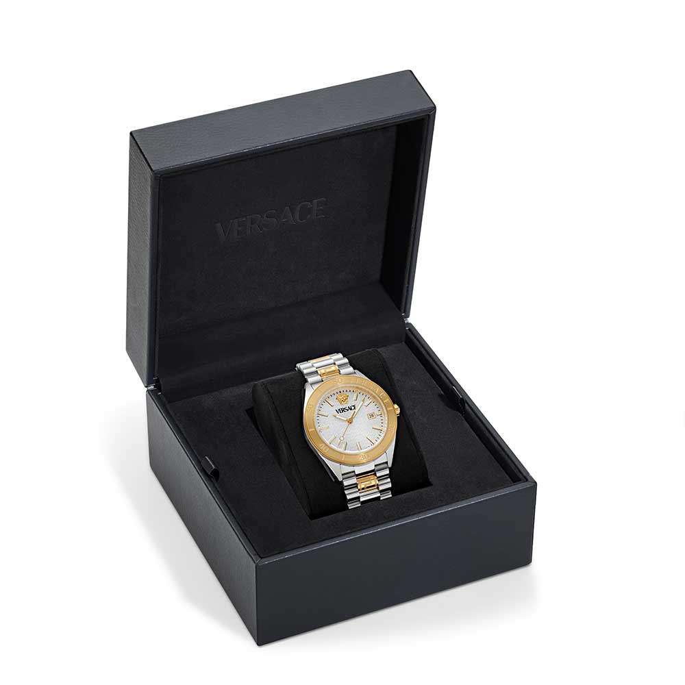 Versace Men V_DOME White Analog Watch SKU-ID VE8E00424 | Helios