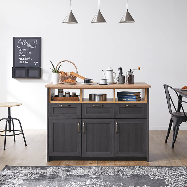 国産キッチンカウンター 食器棚 キッチン収納 ダイニングボード