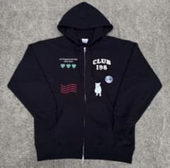 198club Zip-Up Hoodie Black S - メルカリ